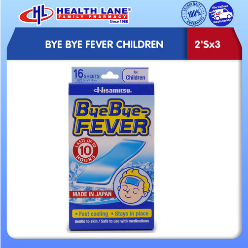 BYE BYE FEVER KANAK-KANAK (2'Sx3)- SHORT EXPIRED